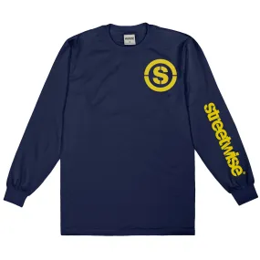 "S" Logo Long Sleeve (Navy/Gold)