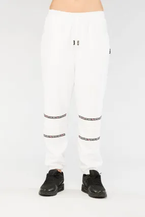 Racer Logo Joggers (White)