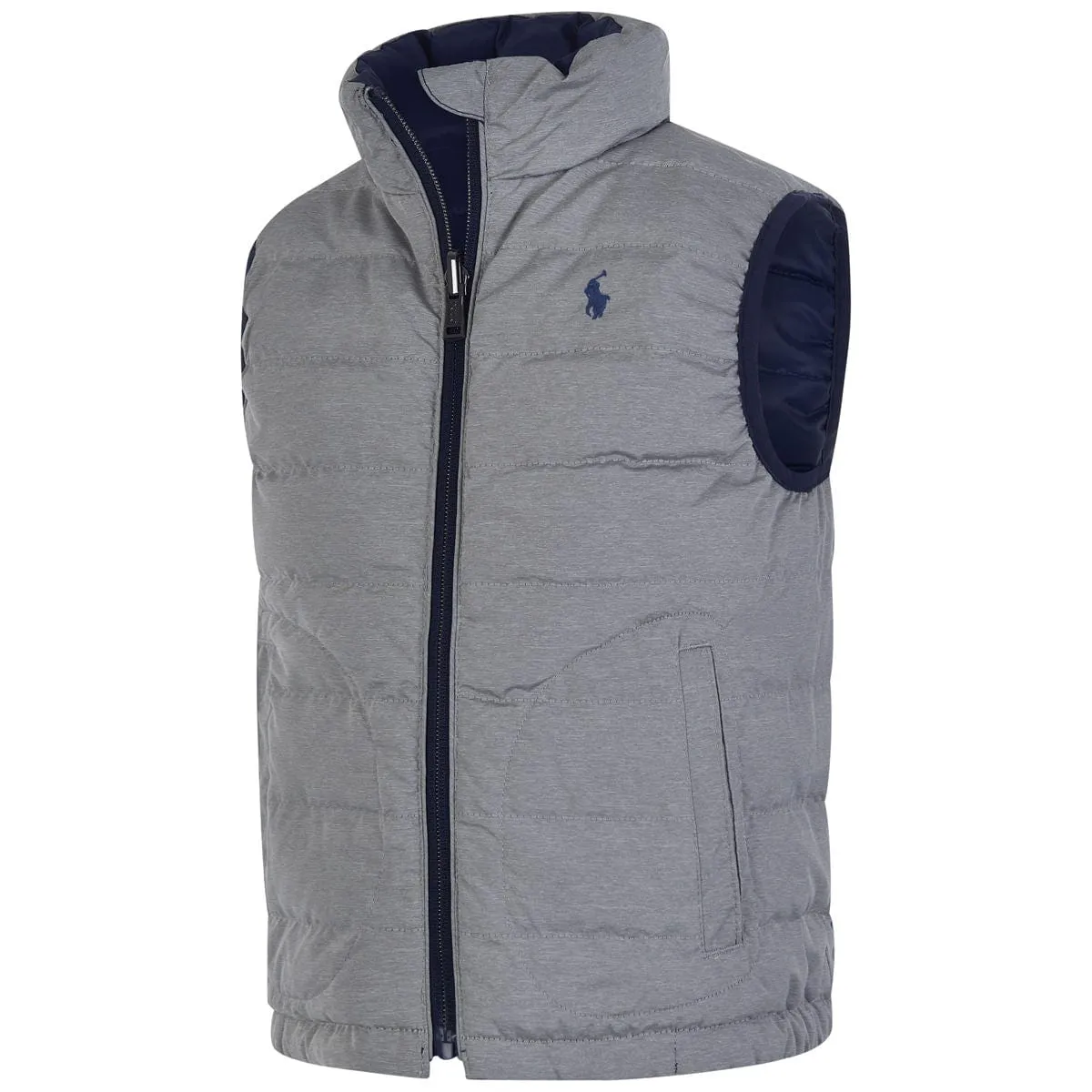 Ralph Lauren Boys Gilet - & Grey Reversible Gilet