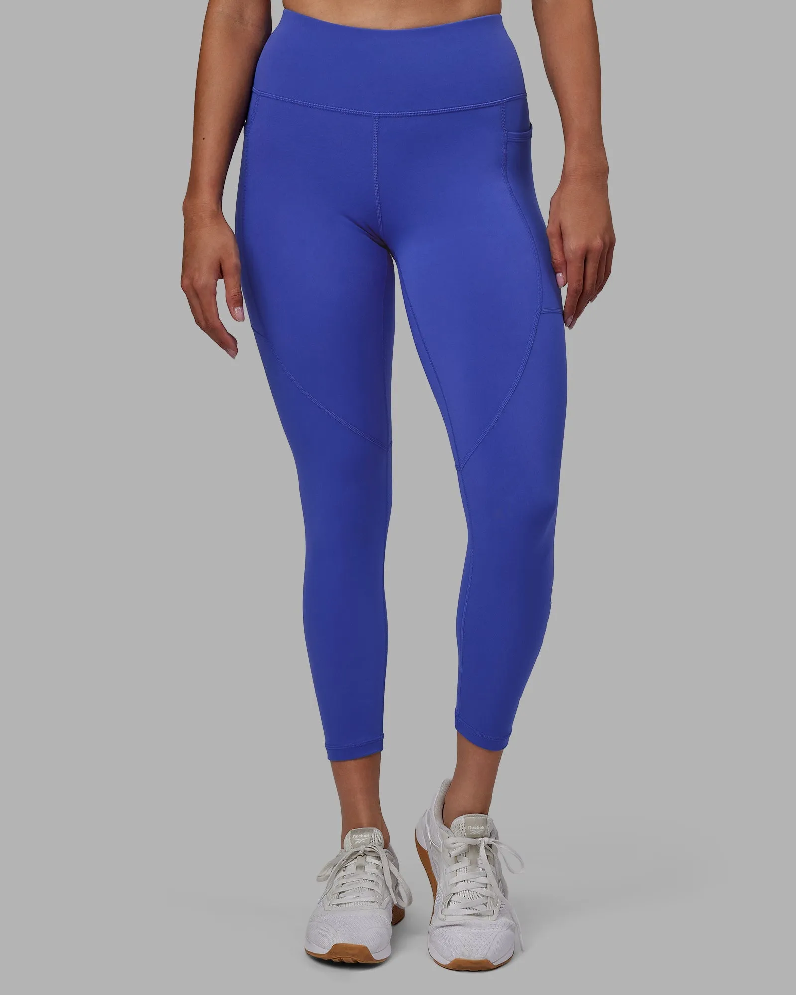 Rep 7/8 Length Leggings - Power Cobalt-White