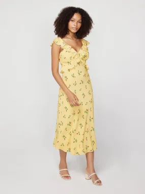 Rosemary Buttercup Rosebud Midi Dress