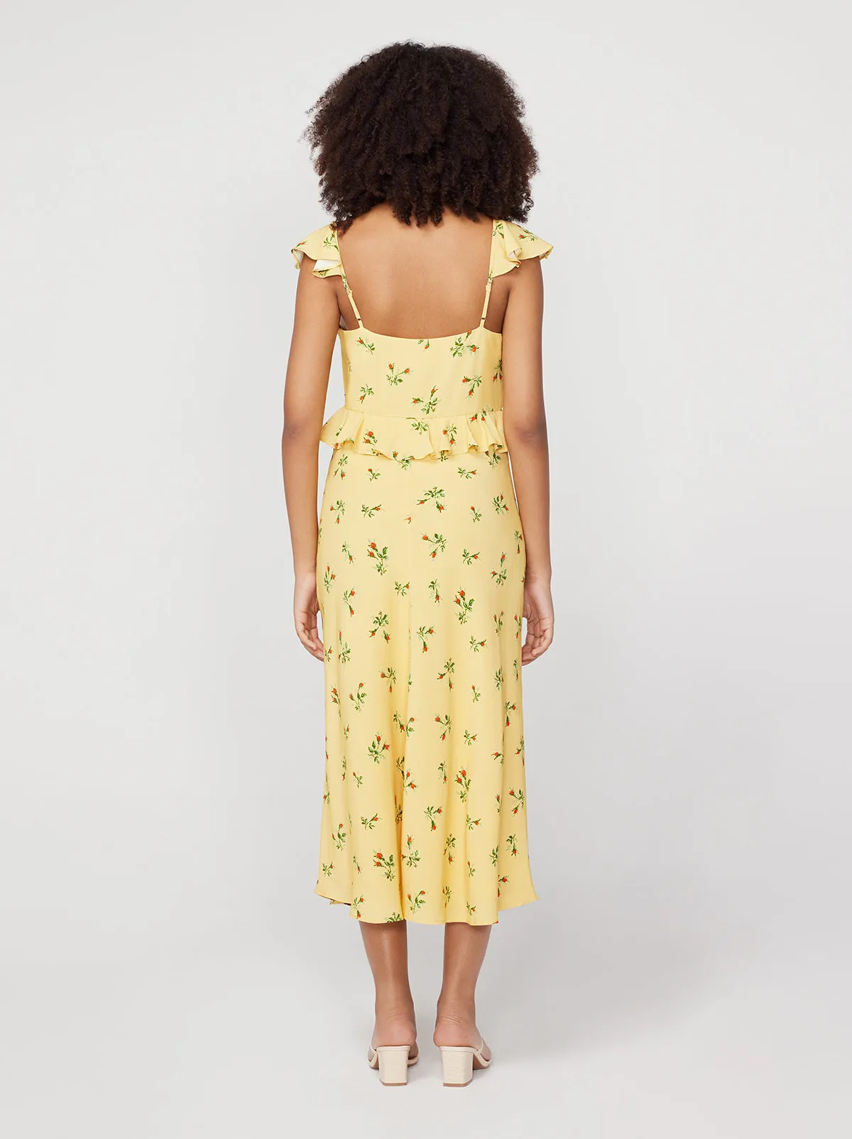 Rosemary Buttercup Rosebud Midi Dress