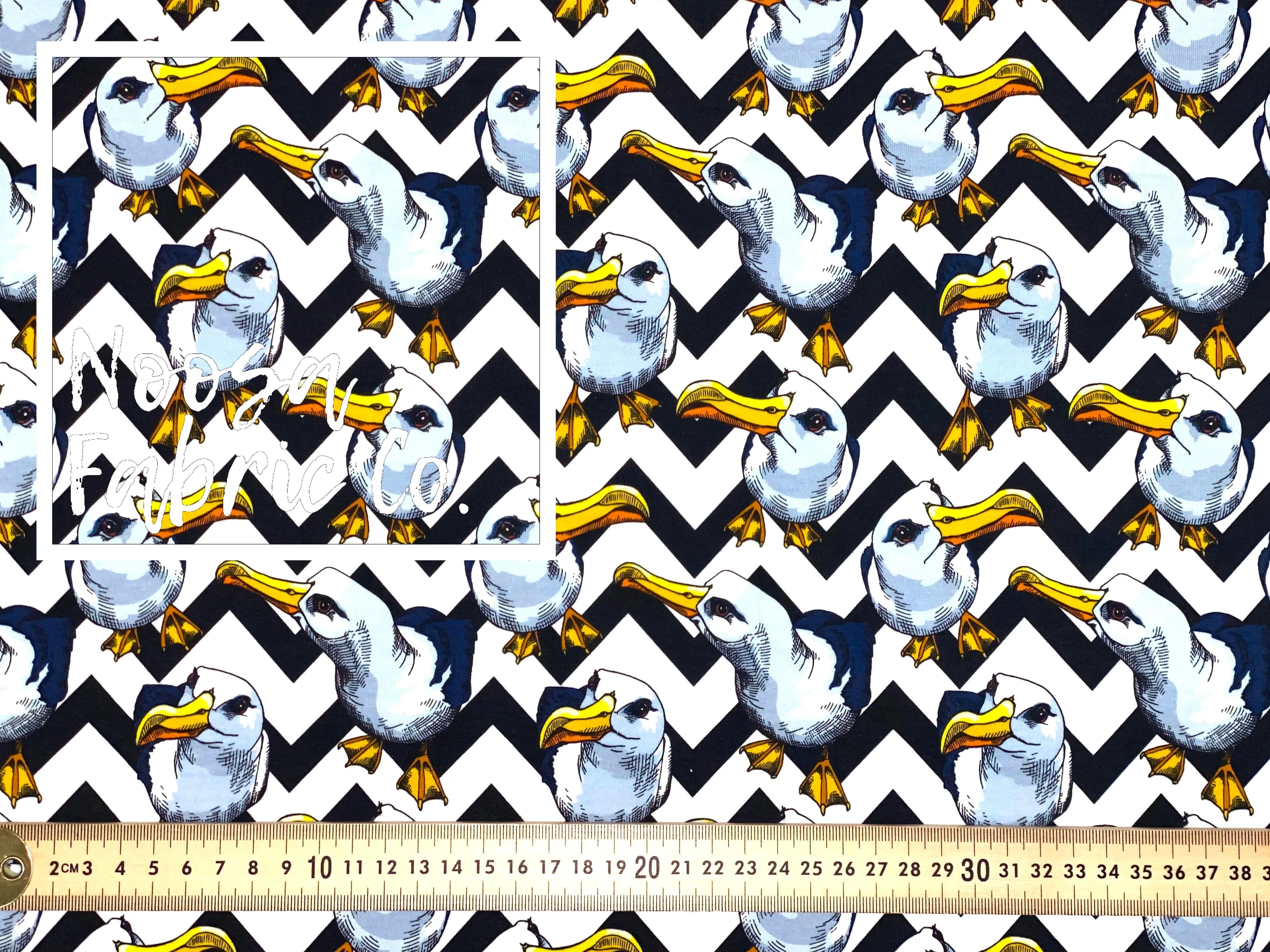 Sally Cotton Lycra Digital Print Fabric