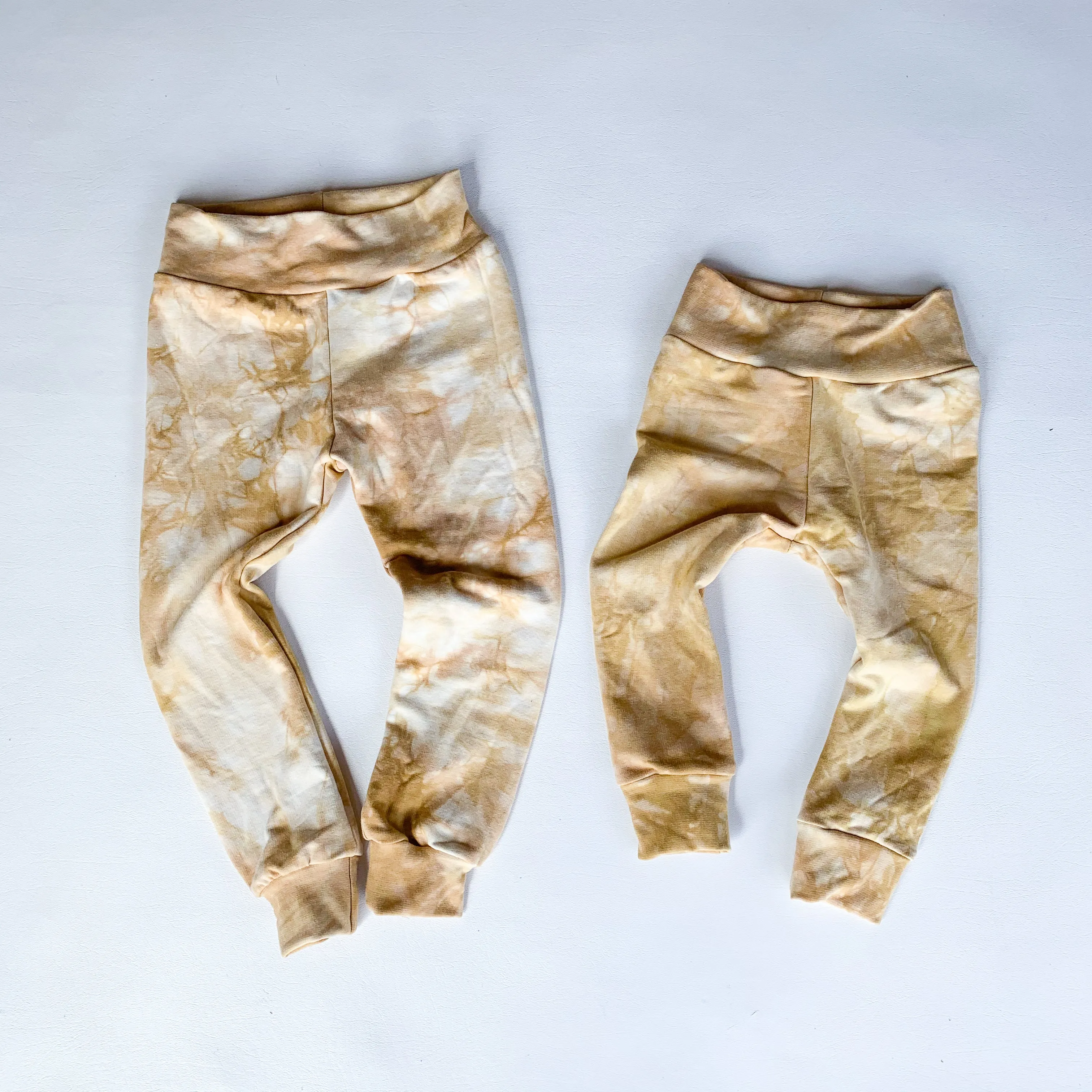 Sand Storm | Organic Bamboo Leggings | Hand Dyed