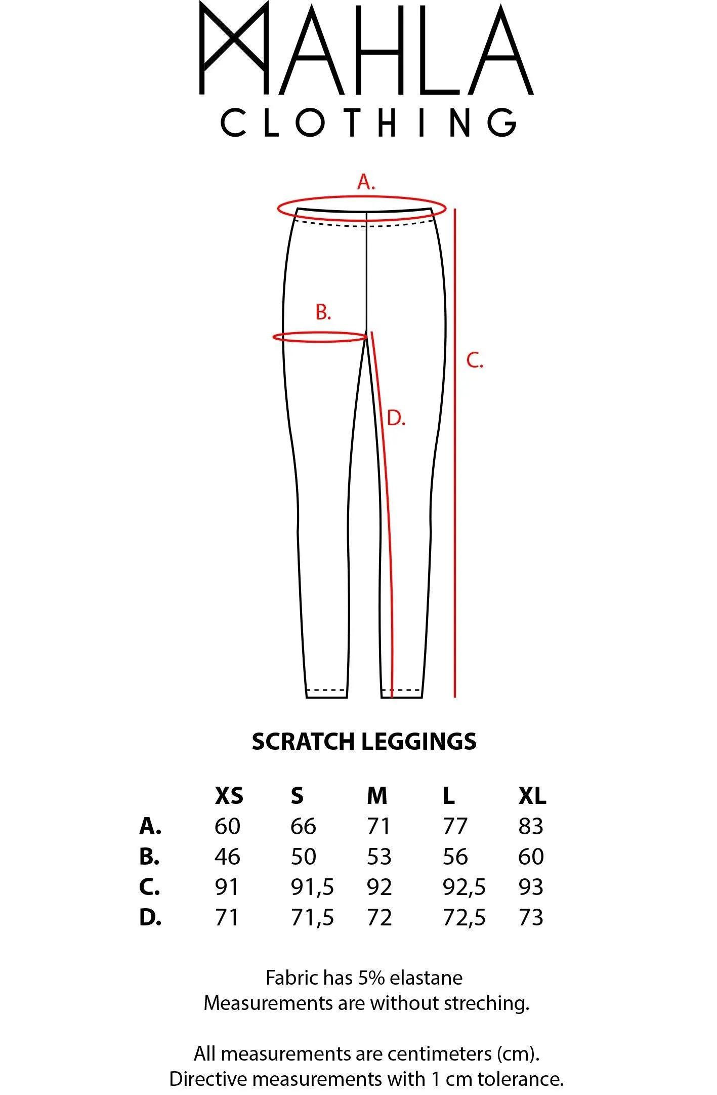 Scratch Leggings Dark Grey Organic Cotton