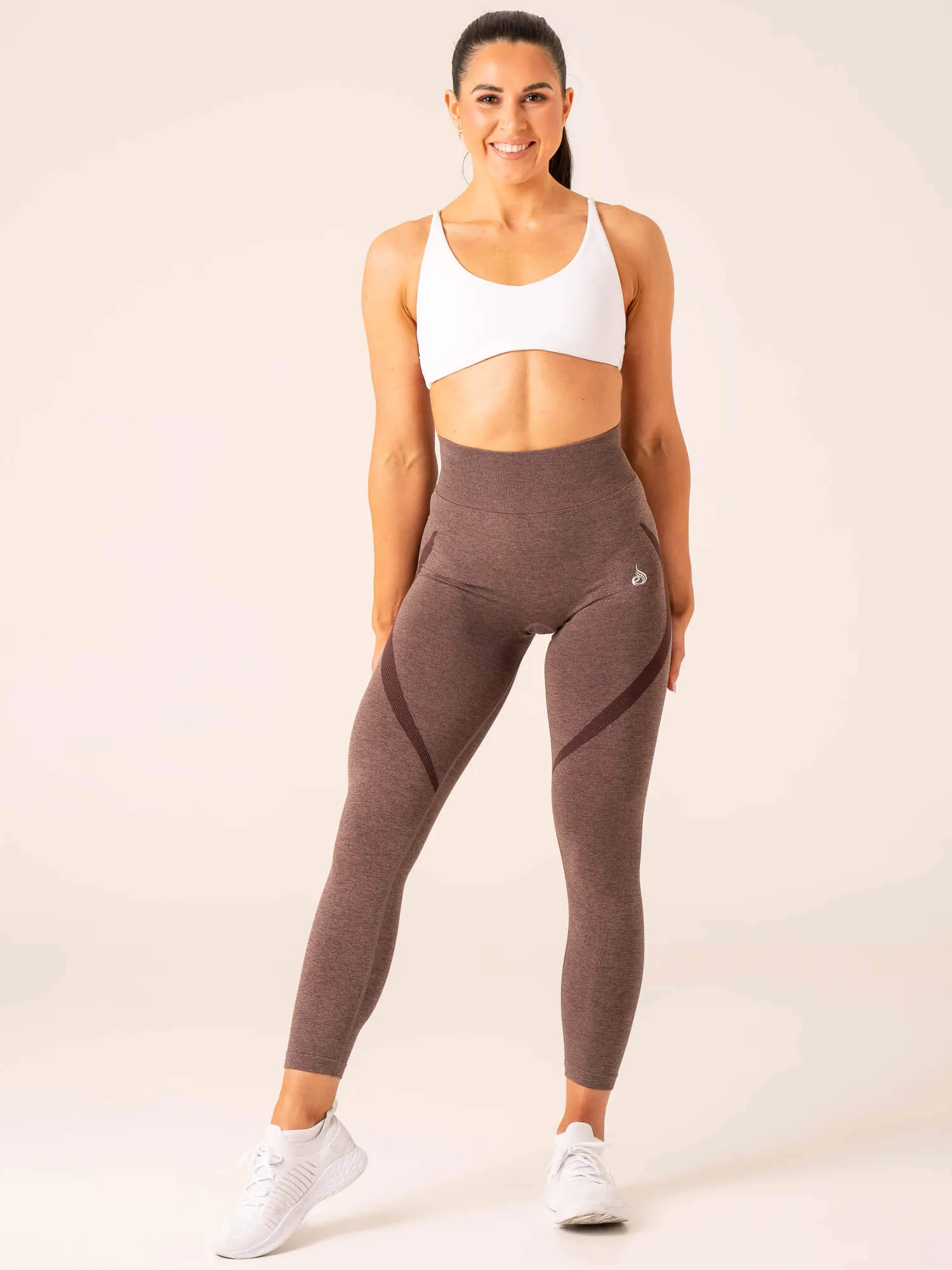 Sculpt Seamless Leggings - Chocolate Marl