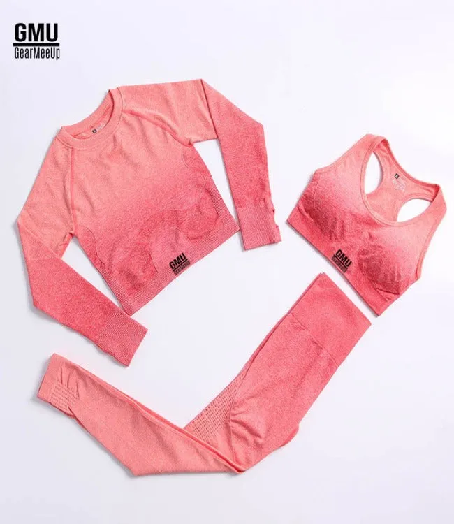 Seamless Ombre Sports Set 3