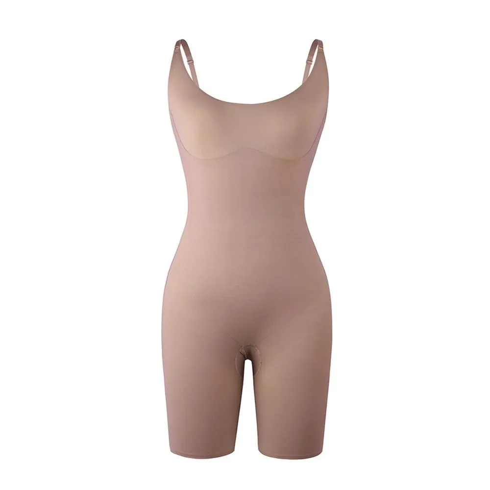 Seamless Thigh-Slimming Tummy Control Bodysuit