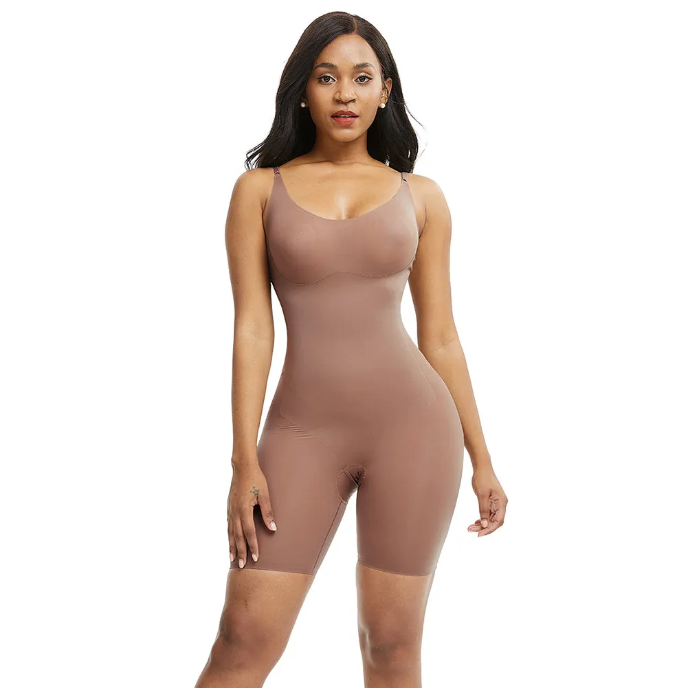 Seamless Thigh-Slimming Tummy Control Bodysuit