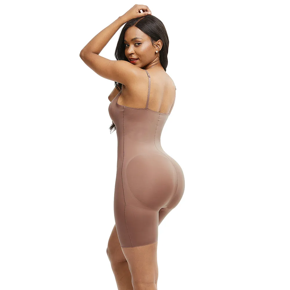 Seamless Thigh-Slimming Tummy Control Bodysuit