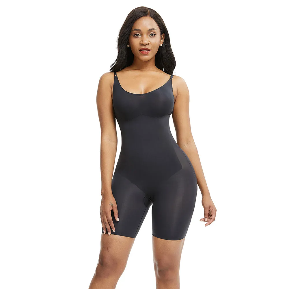 Seamless Thigh-Slimming Tummy Control Bodysuit