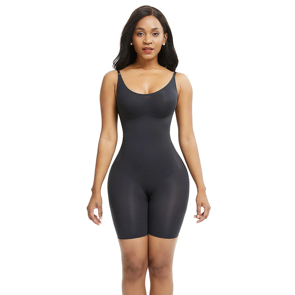 Seamless Thigh-Slimming Tummy Control Bodysuit