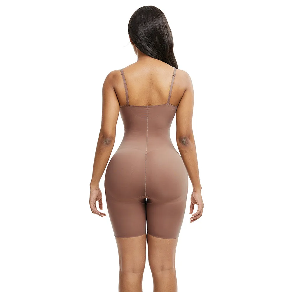 Seamless Thigh-Slimming Tummy Control Bodysuit