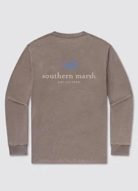 Seawash Tee Authentic in Washed Dark Shale by Southern Marsh