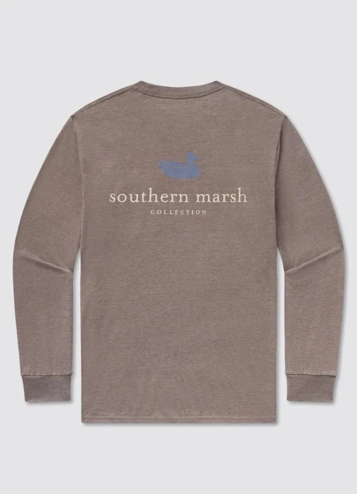 Seawash Tee Authentic in Washed Dark Shale by Southern Marsh