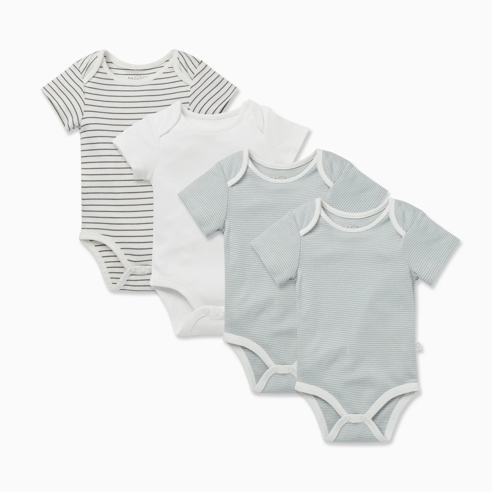 Short Sleeve Bodysuit 4 Pack