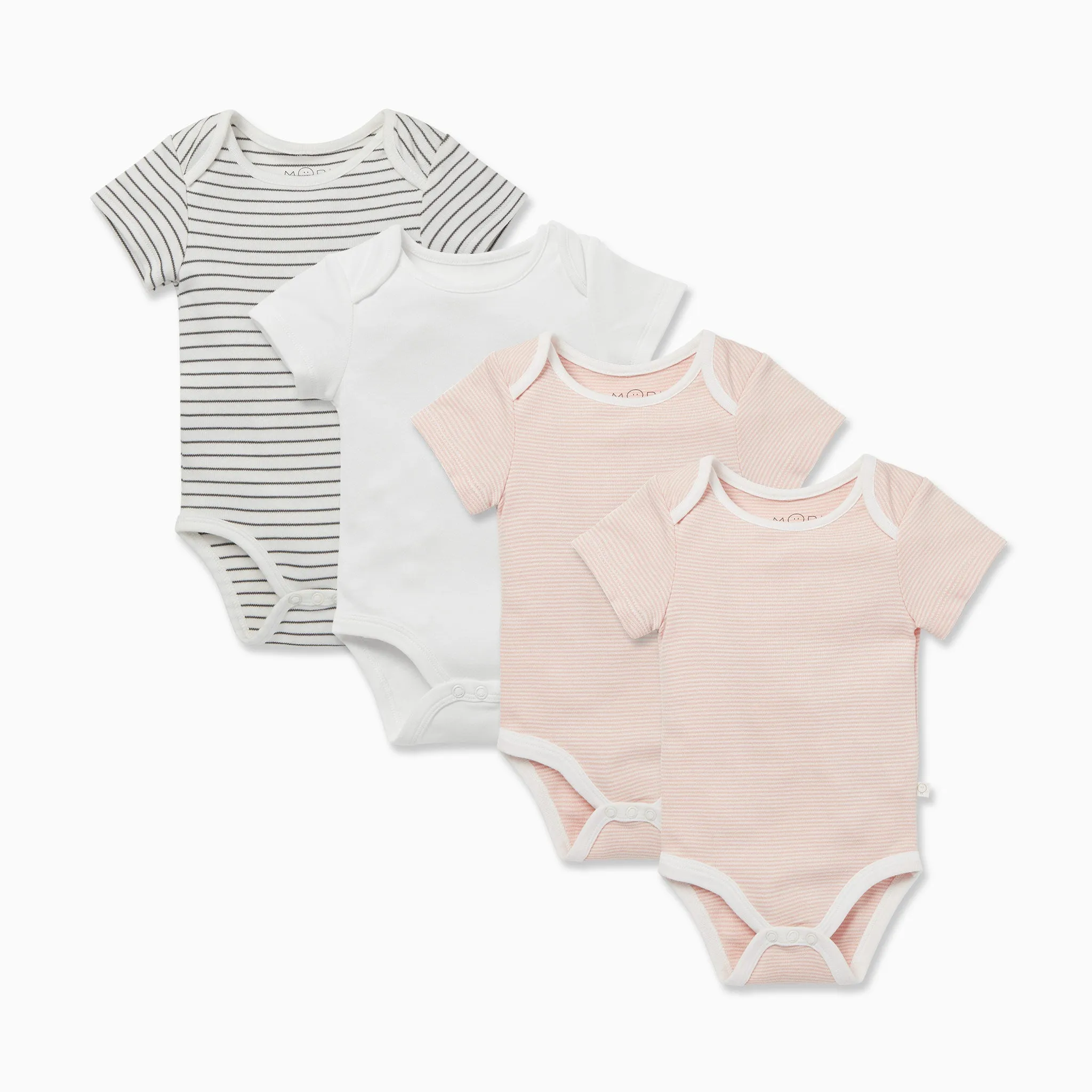 Short Sleeve Bodysuit 4 Pack