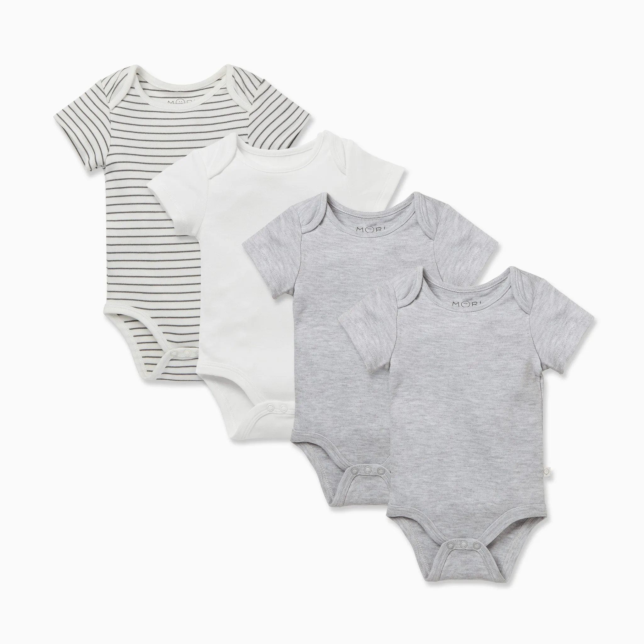 Short Sleeve Bodysuit 4 Pack