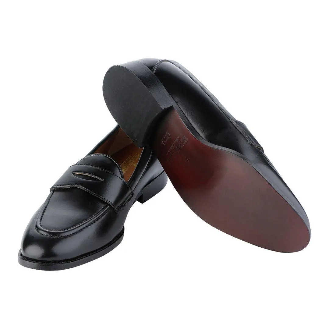 Siena Timeless Black Classic Penny Loafers