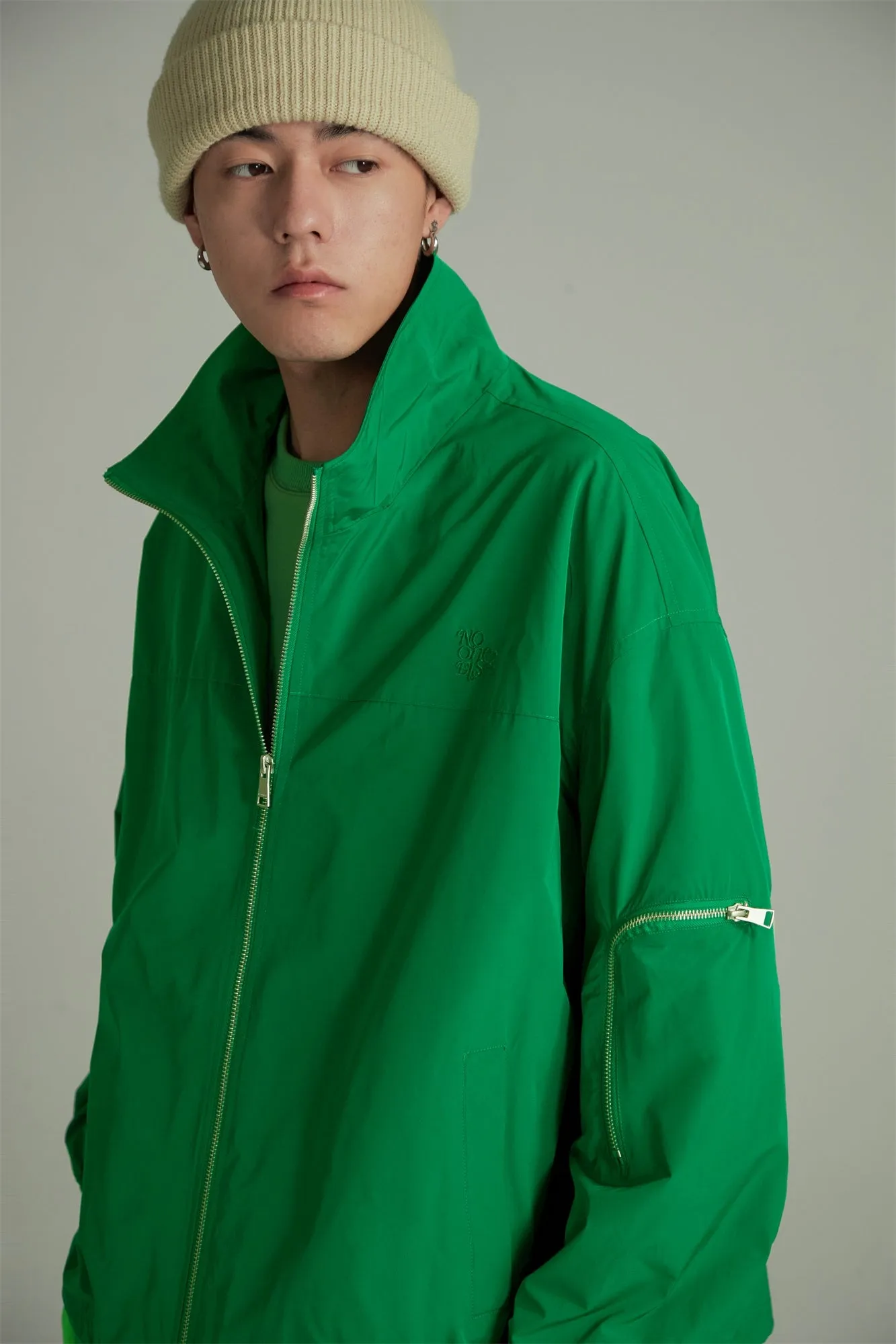 Simple Zip-Up Track Jacket