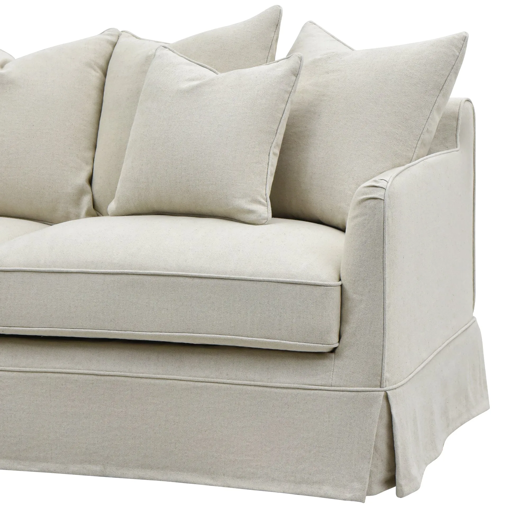 Slip Cover Only - Noosa Hamptons 2.5 Seat Sofa Beige