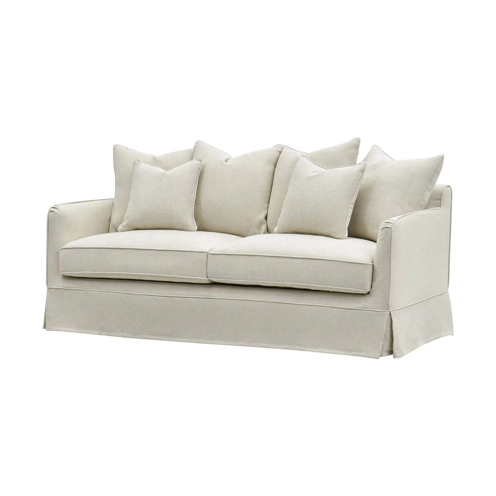 Slip Cover Only - Noosa Hamptons 2.5 Seat Sofa Beige