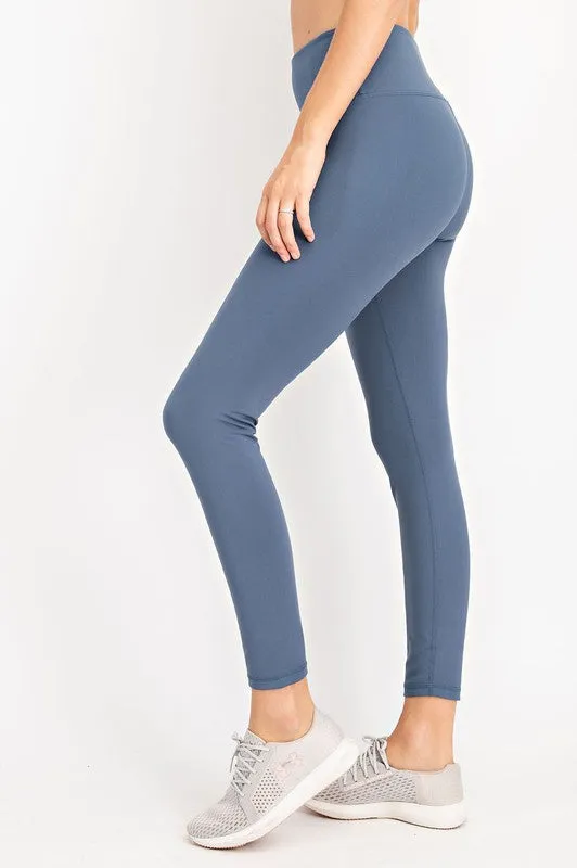 *SMOOTH LIKE BUTTER LEGGINGS DUSTY BLUE