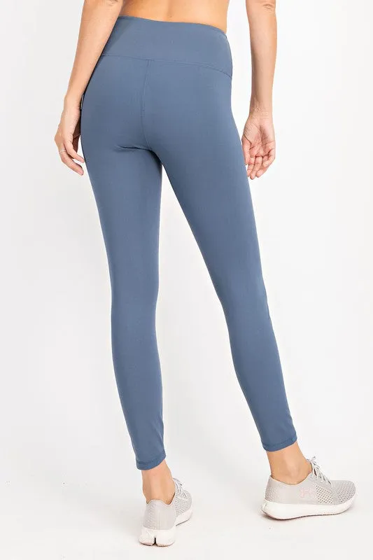 *SMOOTH LIKE BUTTER LEGGINGS DUSTY BLUE