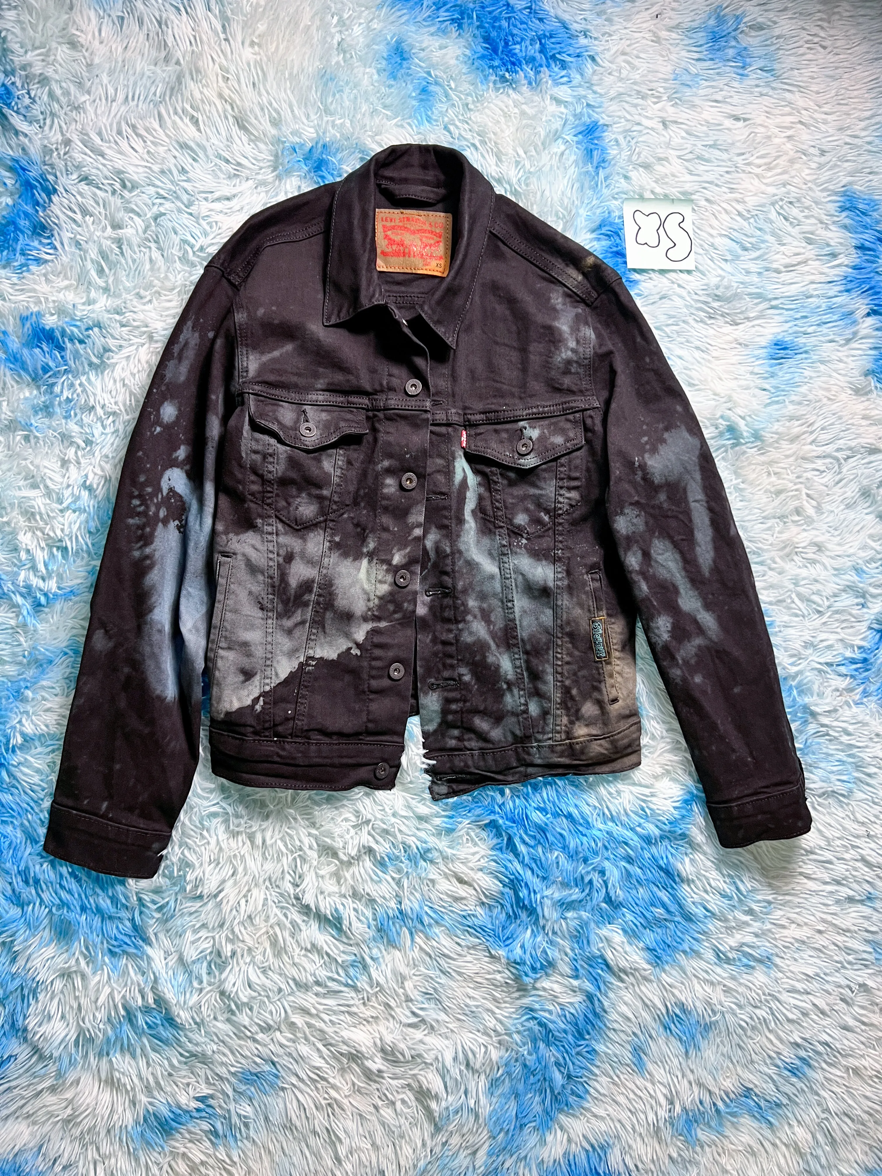 Splash Dye Levi's Trucker Jacket size (XS)