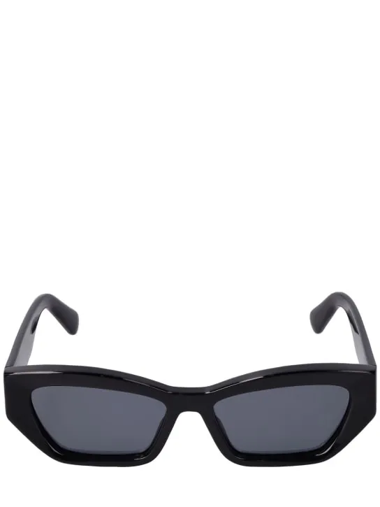 Stella McCartney   Cat-eye bio-acetate sunglasses w/ chain 