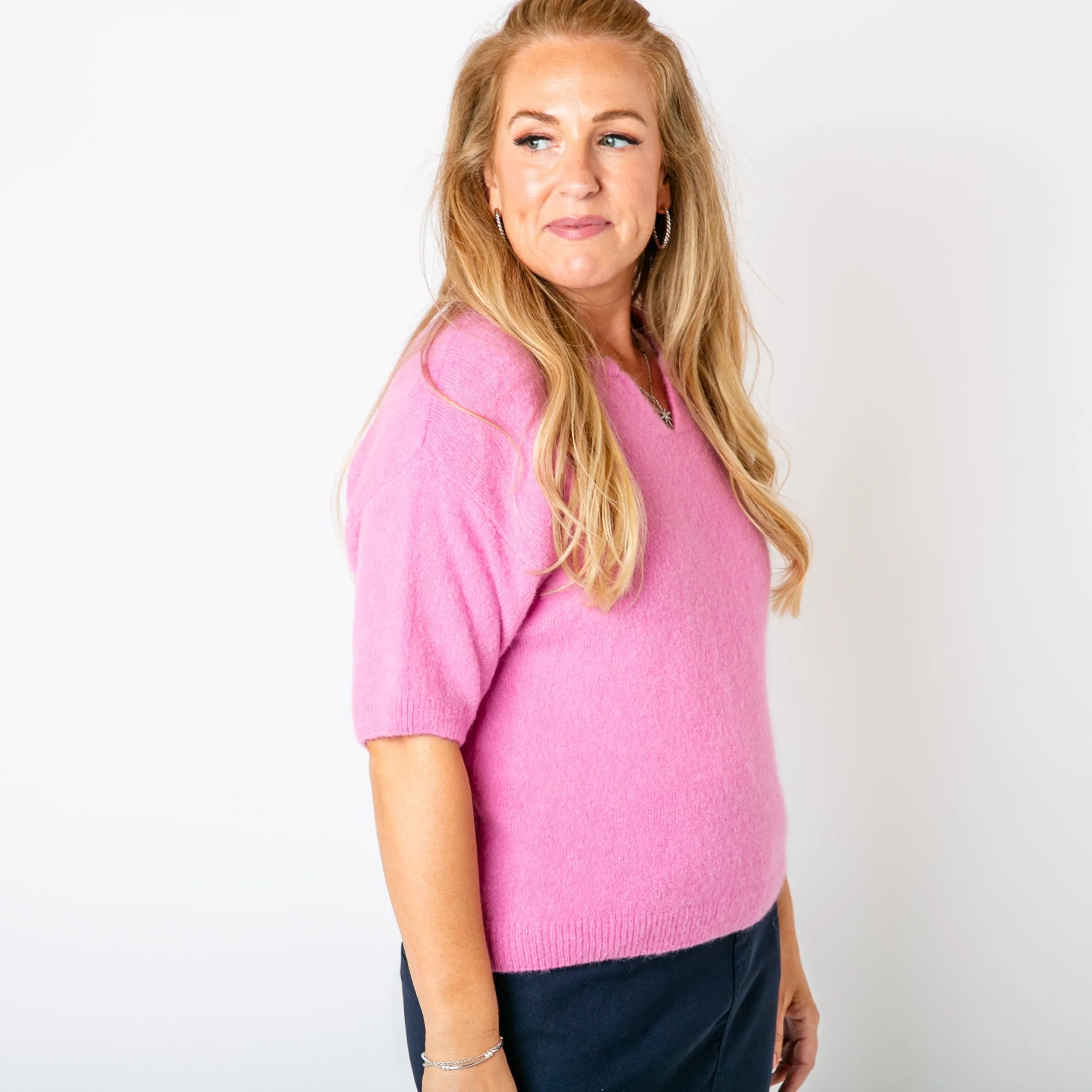 Sweetheart Short Sleeve Jumper