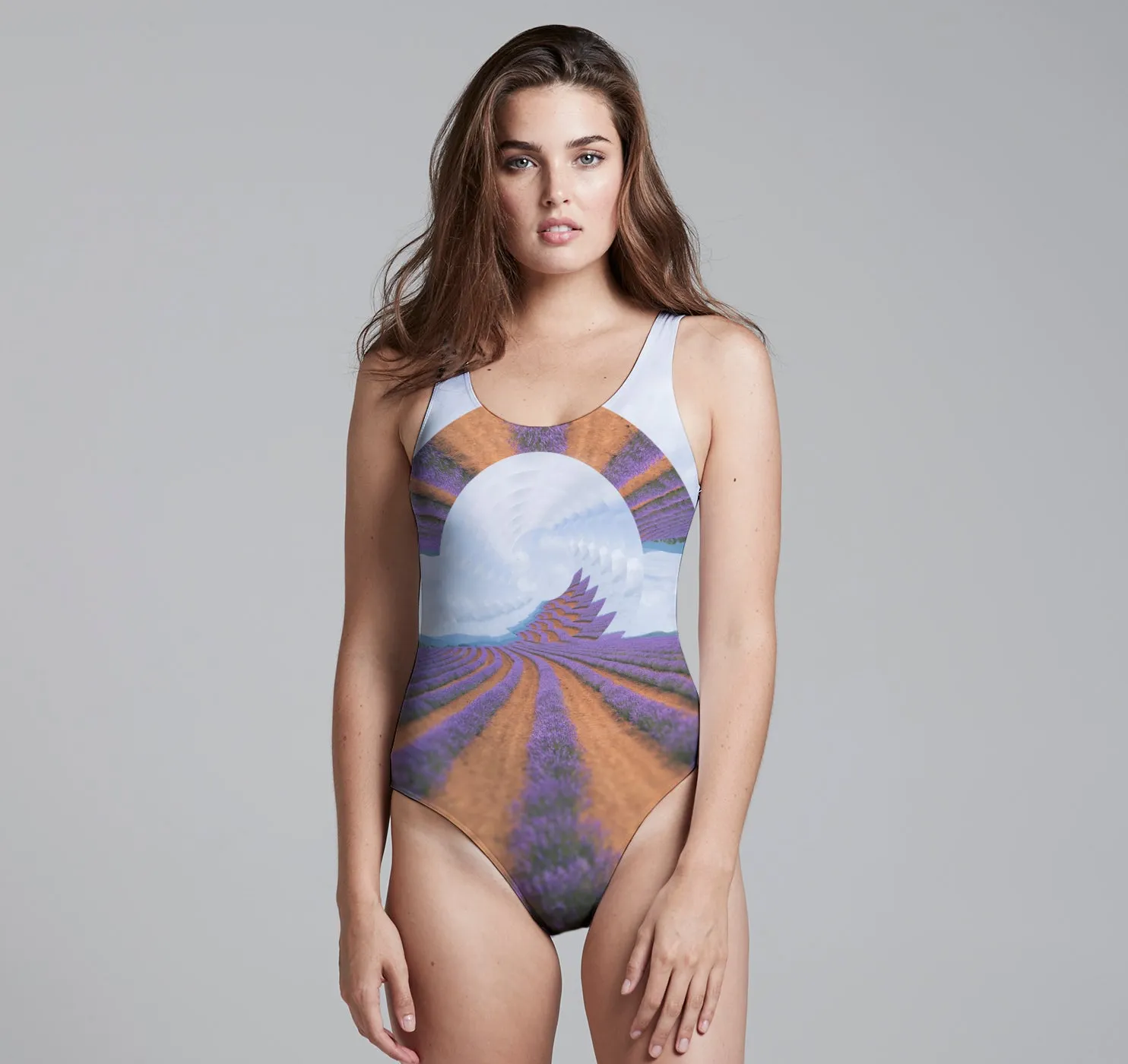 Swimsuit, Lavender Field