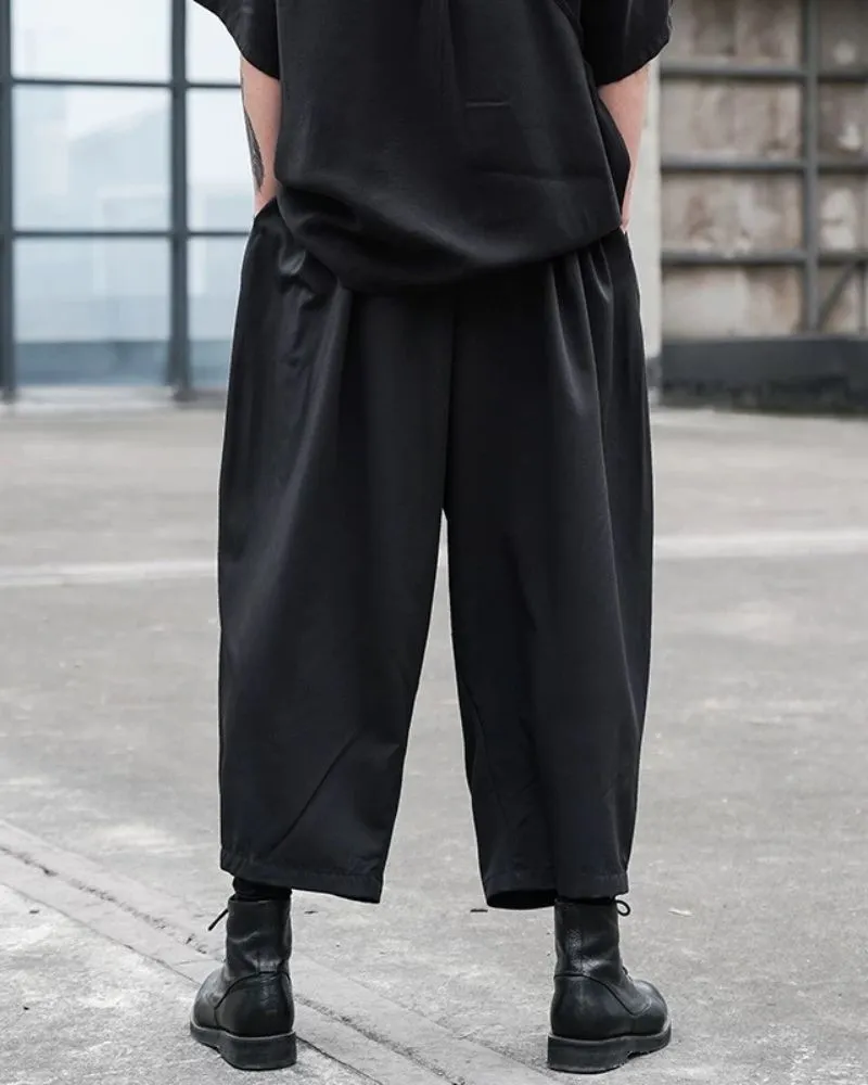 Techwear Japanese High Waist Pants