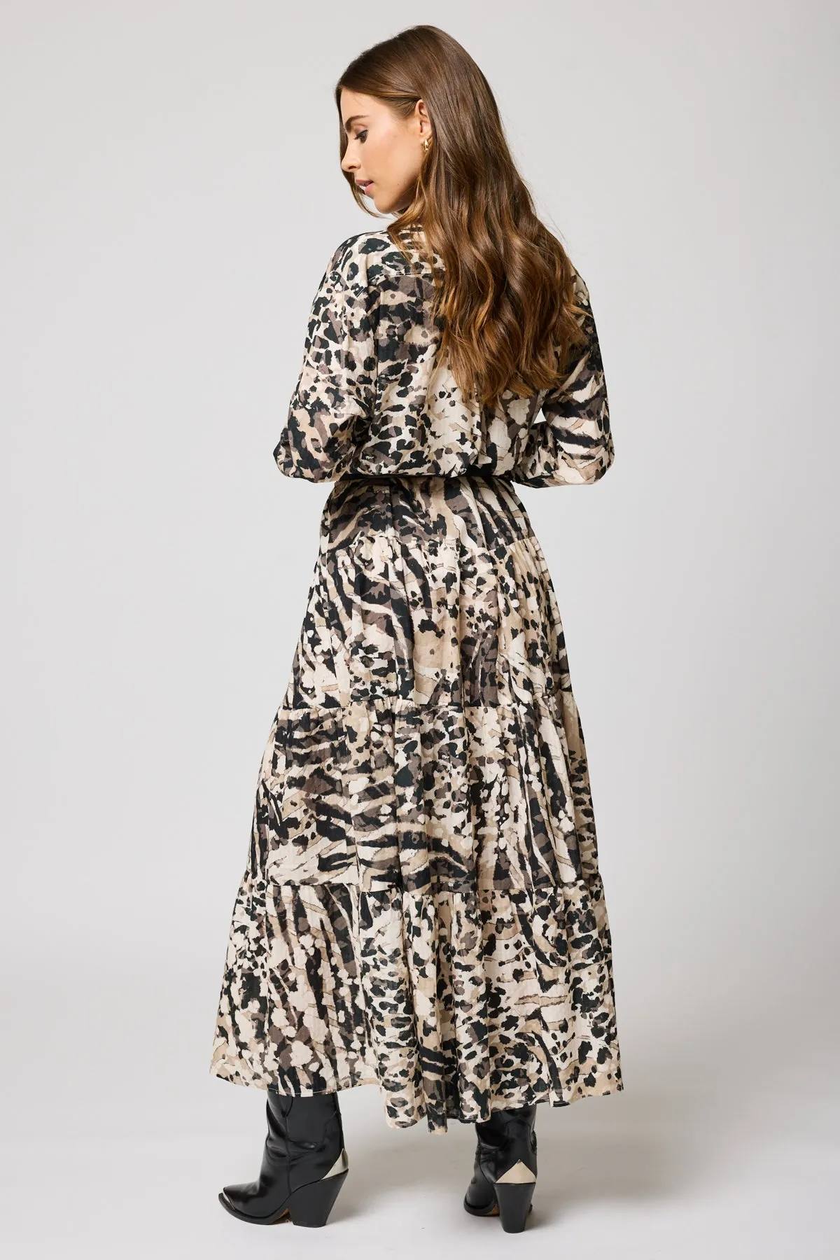 THE TIERED SHIRT MAXI DRESS