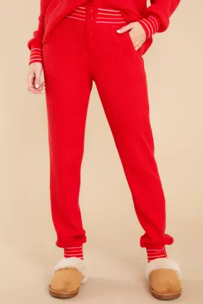 True Colors Red Joggers