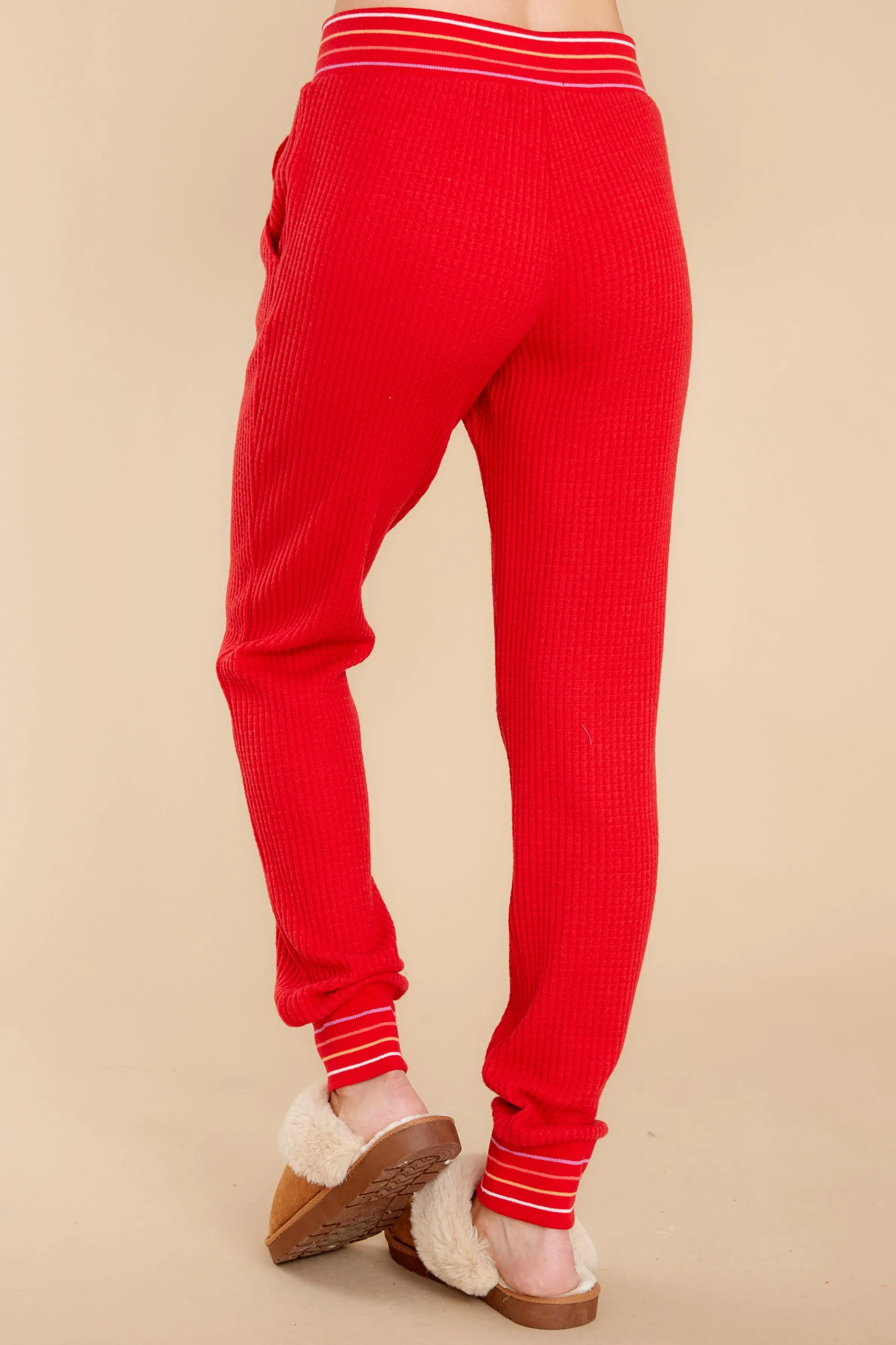 True Colors Red Joggers