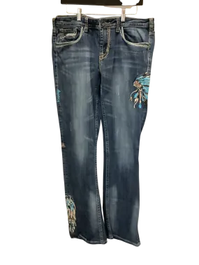 Tuff Co Women's Dreamcatcher Jeans Blue Size: 33/37