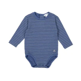 Tutto Piccolo 9123 Body Punto Liso Bodysuit - Indigo