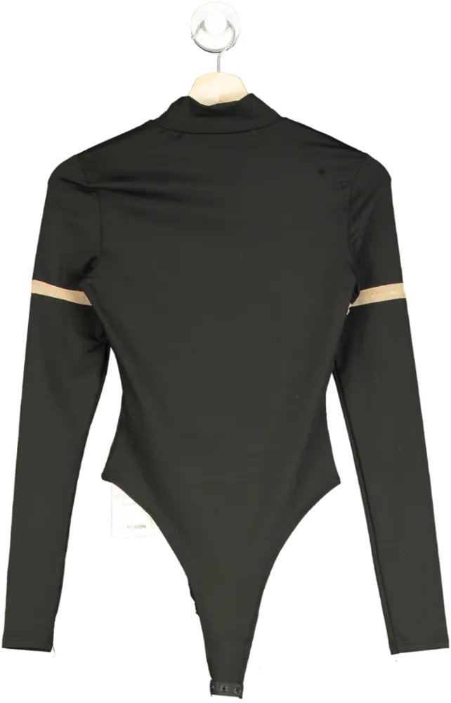 Unknown Brand Black Long Sleeve Bodysuit UK S