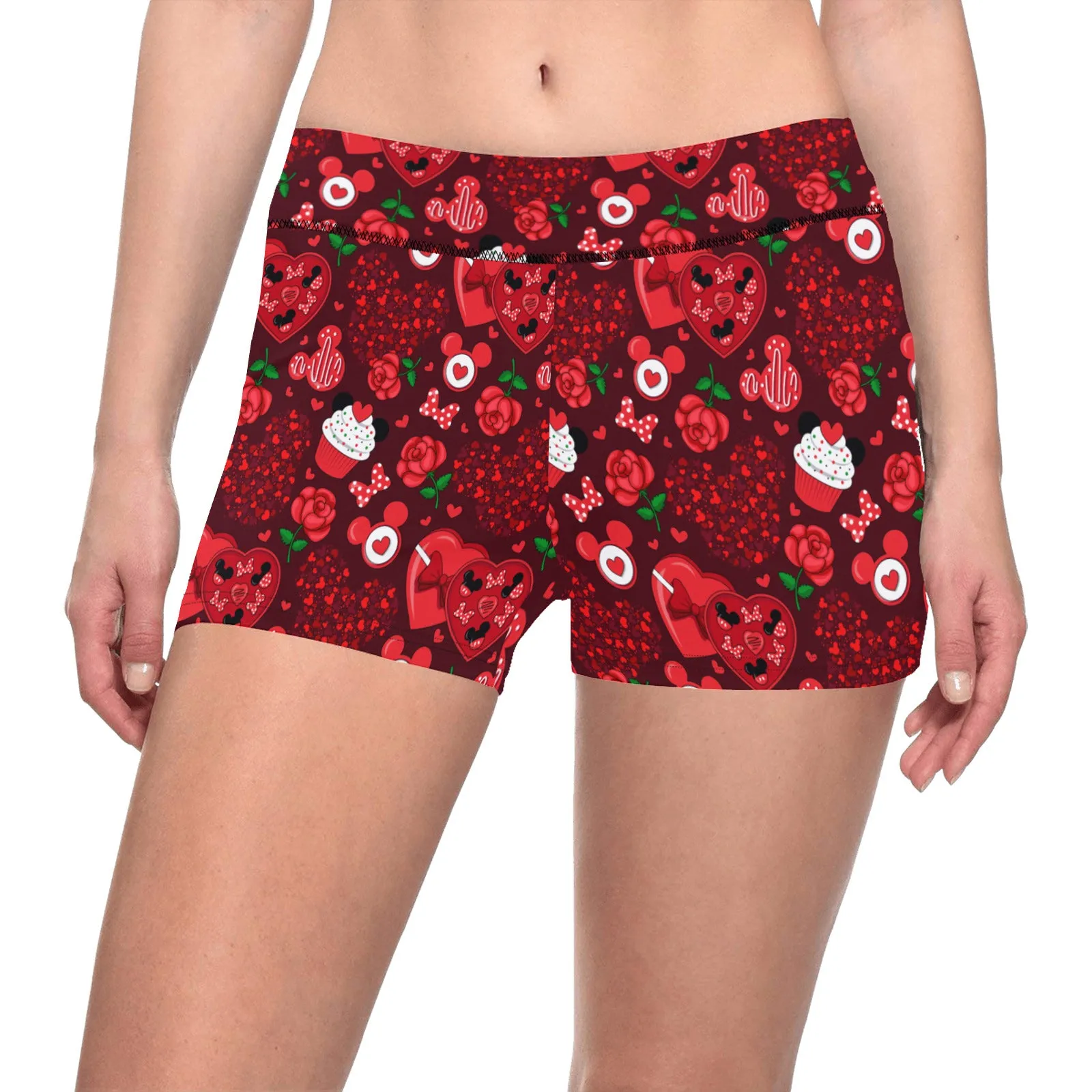 Valentines Day Candy Women's Short Leggings