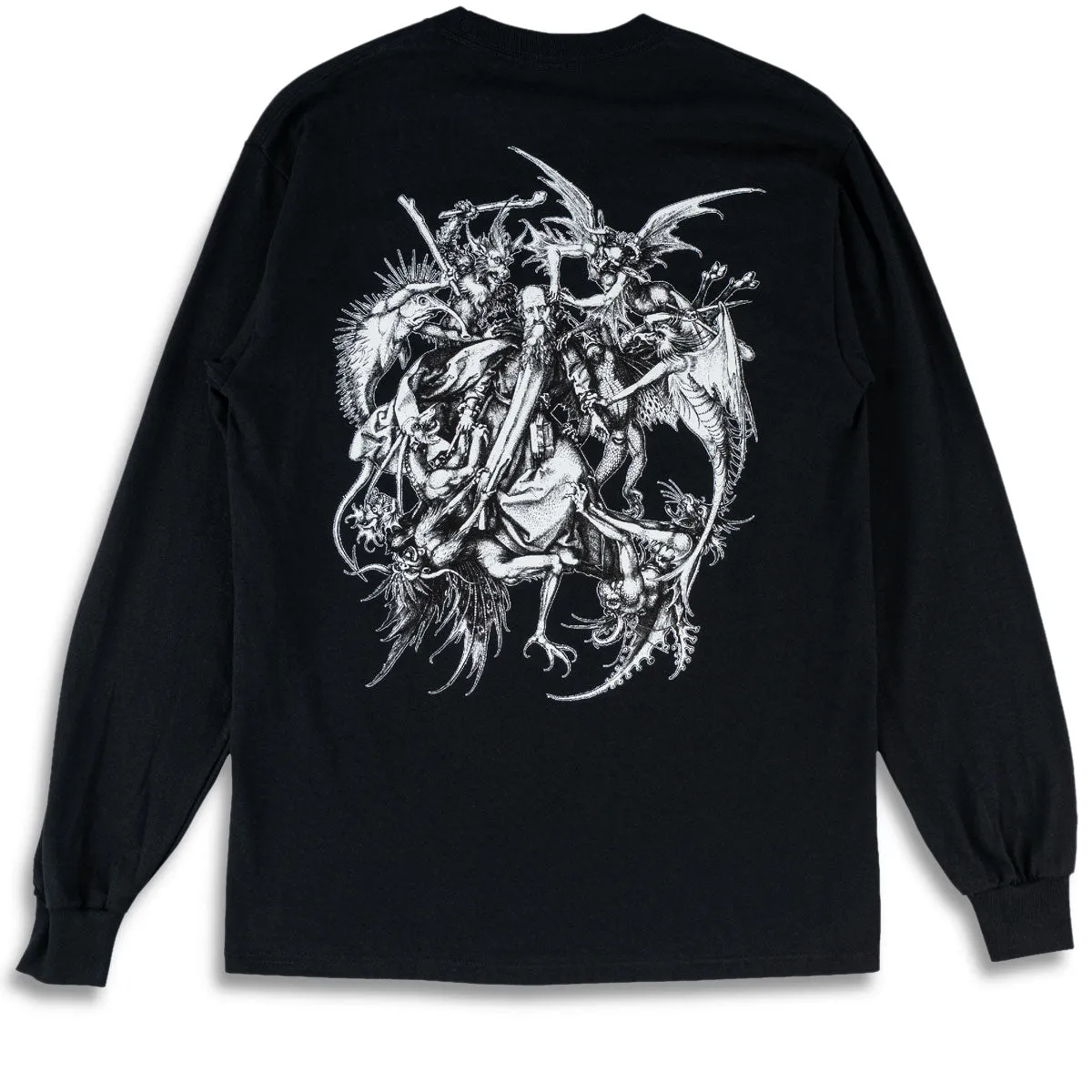 Welcome Saint Long Sleeve T-Shirt - Black