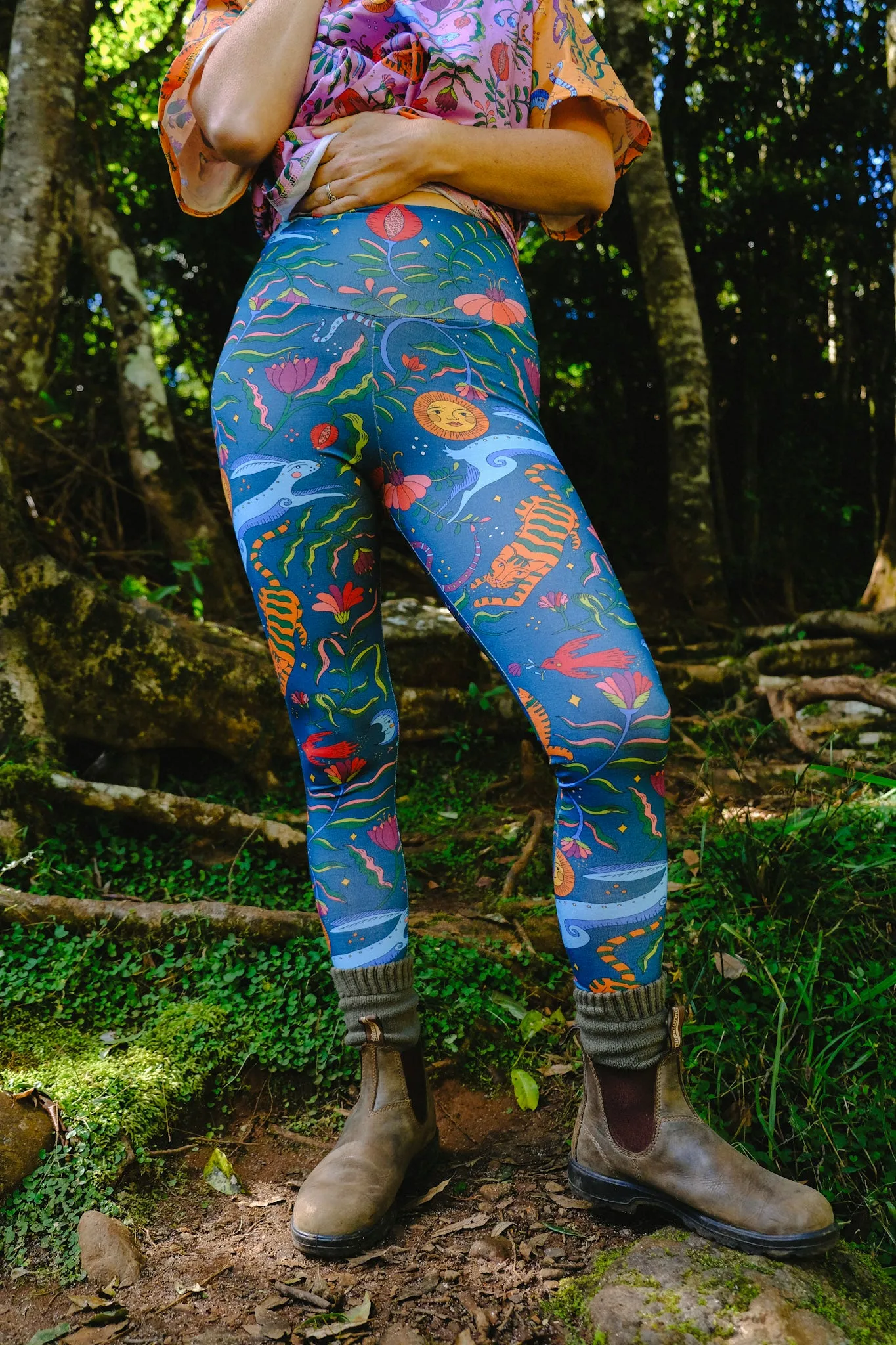 Winter Mythic Leggings - Turquoise