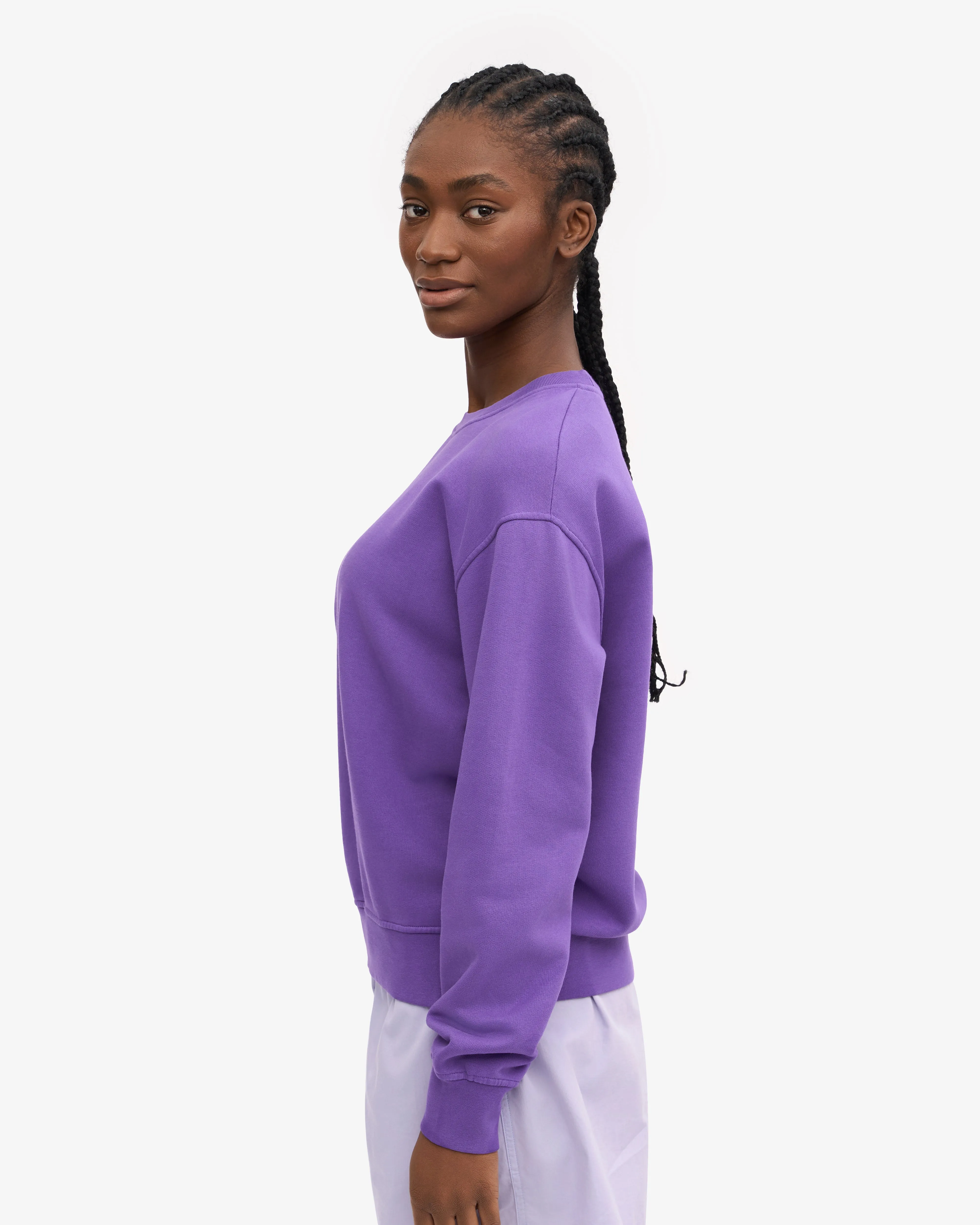 Women Classic Organic Crew - Ultra Violet