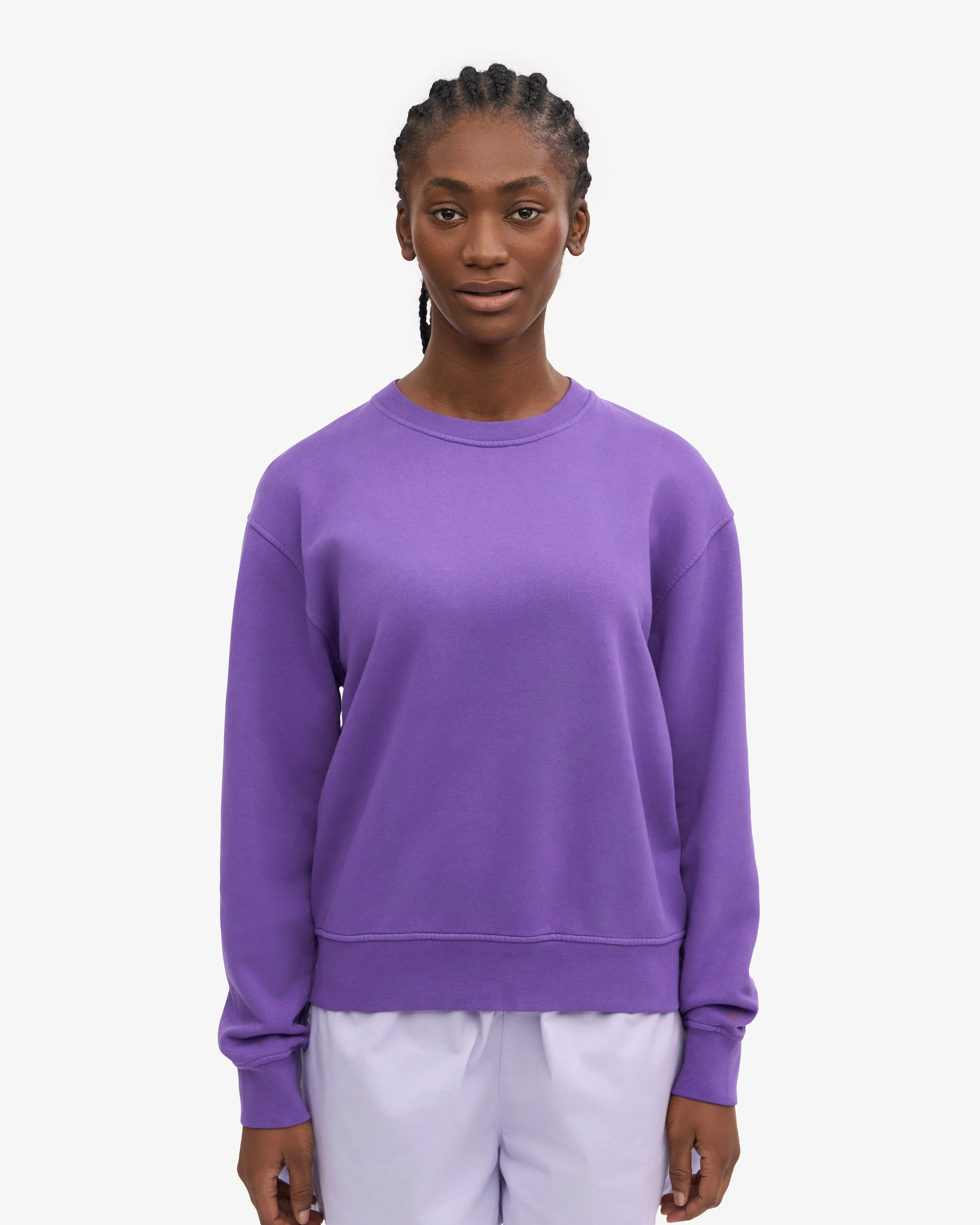 Women Classic Organic Crew - Ultra Violet