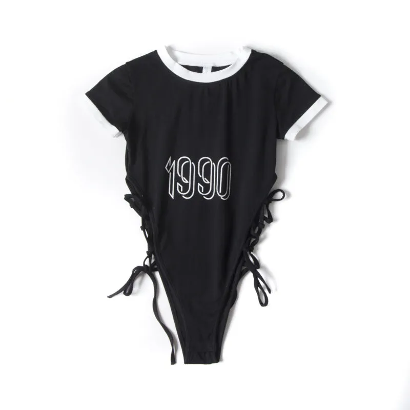 Women Short Sleeve T-shirt Bodysuit