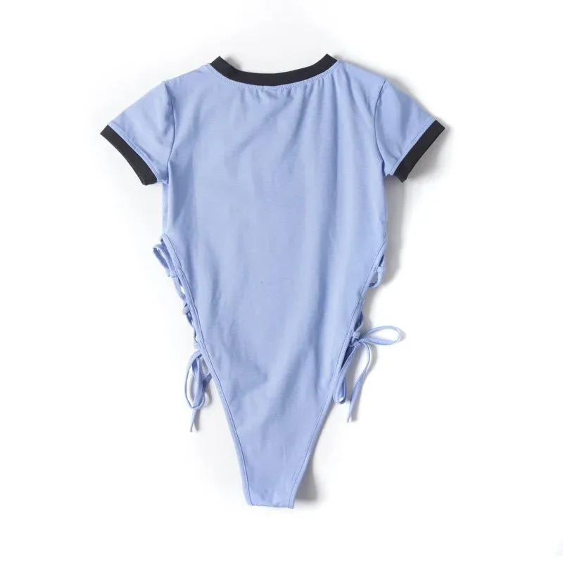 Women Short Sleeve T-shirt Bodysuit