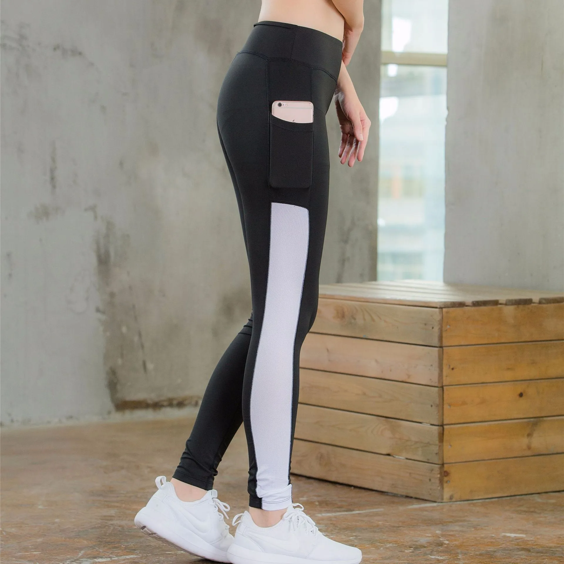 Women Yoga Pant With Pocket Tights Energy Seamless Sports