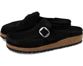 Women's Birkenstock | Buckley Open Back Suede Slide Clog | Black