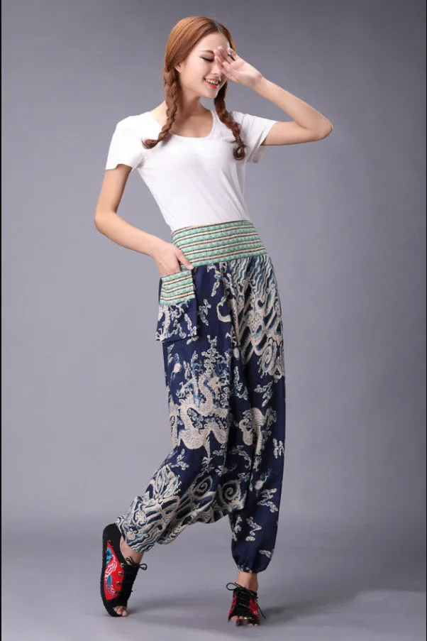 Women's Fashion Clan Fengxiangyun Big Crotch Pants