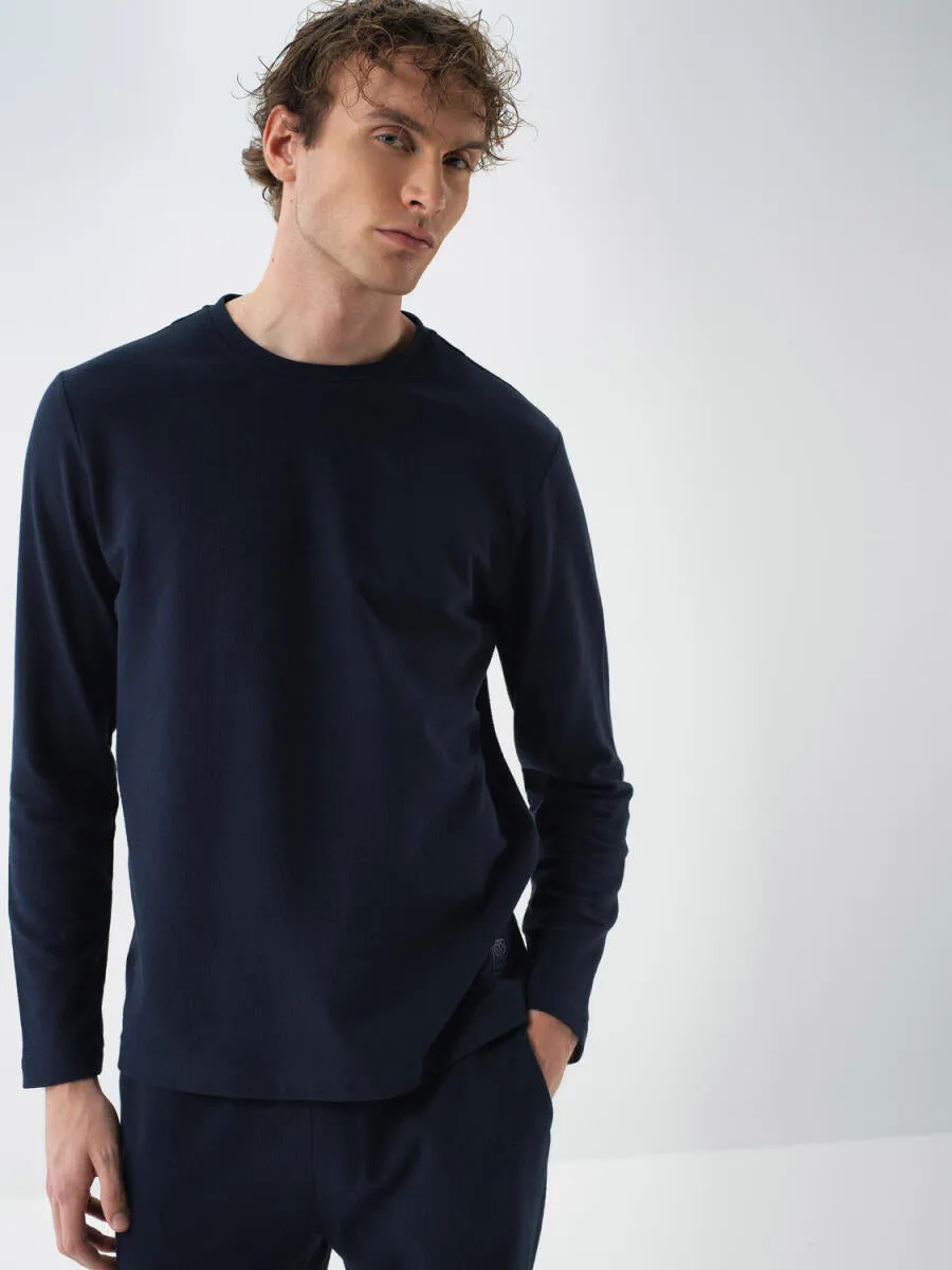 Xint Cotton Basic Navy T-shirt